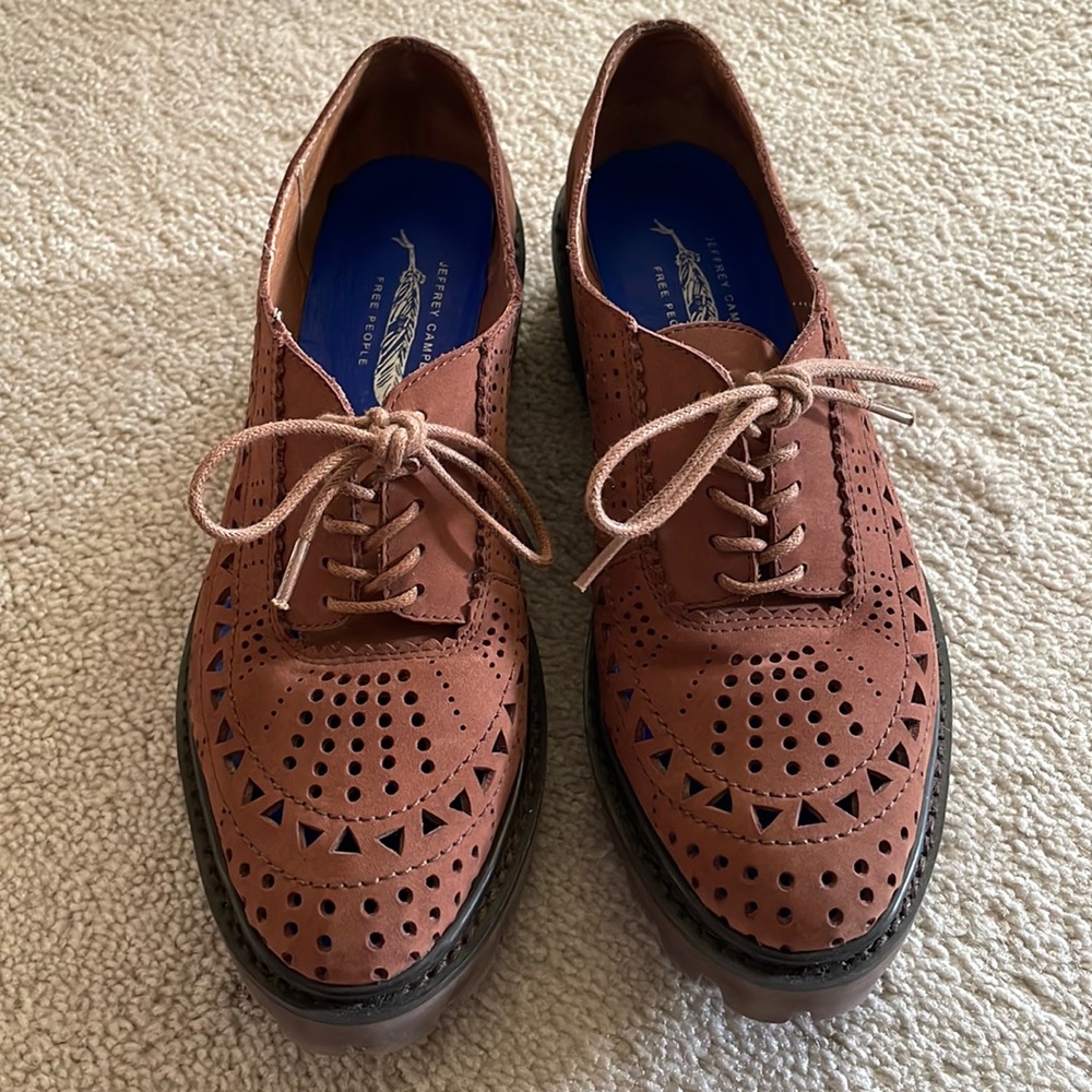 Jeffrey Campbell Nubuck Oxfords